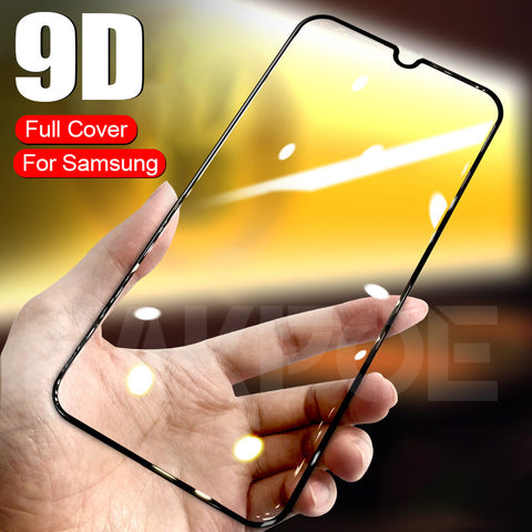 9D Protective Glass on the For Samsung Galaxy A10 A30 A40 A50 A60 Screen Protector For Samsung A70 A80 A90 Glass M10 M20 M30 M40