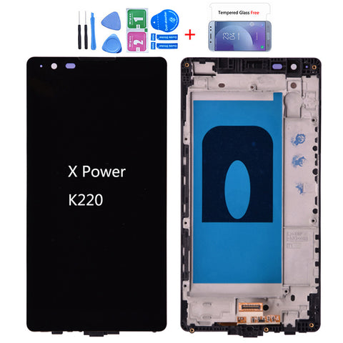 Original For LG X Power K220DS K220 LCD Display with Touch Screen Digitizer Assembly With Frame free shipping