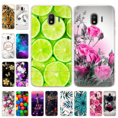 Silicone For Samsung Galaxy J2 Core Case Flower Soft TPU Back Cover for Galaxy J2 Core 2018 J 2 SM-J260F J260F J260 cover Coque