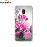 Silicone For Samsung Galaxy J2 Core Case Flower Soft TPU Back Cover for Galaxy J2 Core 2018 J 2 SM-J260F J260F J260 cover Coque