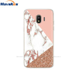 Silicone For Samsung Galaxy J2 Core Case Flower Soft TPU Back Cover for Galaxy J2 Core 2018 J 2 SM-J260F J260F J260 cover Coque