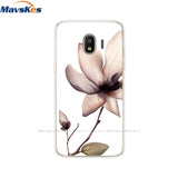 Silicone For Samsung Galaxy J2 Core Case Flower Soft TPU Back Cover for Galaxy J2 Core 2018 J 2 SM-J260F J260F J260 cover Coque