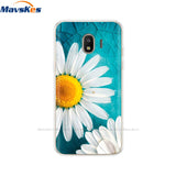 Silicone For Samsung Galaxy J2 Core Case Flower Soft TPU Back Cover for Galaxy J2 Core 2018 J 2 SM-J260F J260F J260 cover Coque